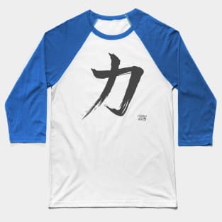 Ryoku - symbol - charcoal Baseball T-Shirt